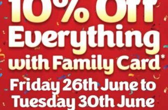 10% Off With A Family Card All Weekend