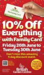 10% Off With A Family Card All Weekend