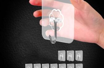 10 Pack Adhesive Wall Hooks – – (With 30% Checkout Discount) – Sold & Shipped by Amazon Haul Global