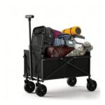 100KG Foldable Heavy Duty Garden Camping Cart Festival Trolley – Free P&P.