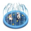 100cm Dog Pool Splash Pad, Anti-Slip Water Play Mat