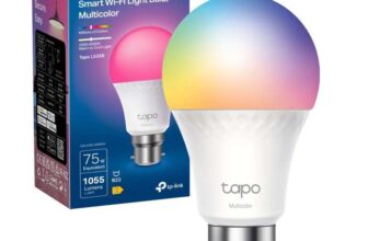 1055 Lumens Tapo L535B Smart Bulb, B22 Colour Changing Light Bulb, Alexa Light Bulbs, LED Light Bulb 8.6w Prime Deal