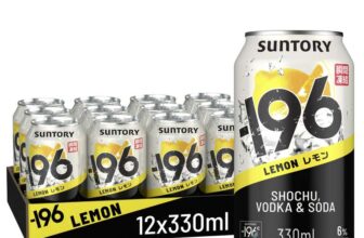 196 Suntory: Lemon Shochu & Vodka Ready To Drink Cans – 12x330ml 6% ABV (Prime Exclusive)