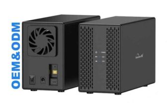 2 Bay External Hard Drive RAID Enclosure USB C with Fan for 2.5 3.5 SATA HDD/SSD at Shenzhen Blueendless Co., Ltd