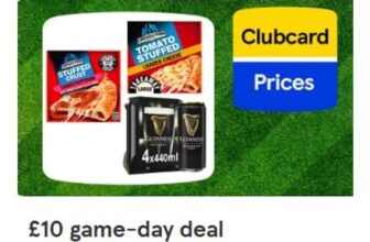 2 LARGE PIZZA & DRINK Meal Deal, £10 Clubcard Price – 2 Pizza & 4Pk Or 6Pk Drink