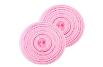 2-Pack Pink Sheer Chiffon Ribbon, 1.57 X 40 Yards