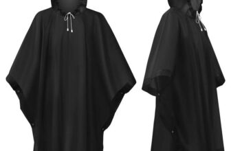 2 Pack flintronic Waterproof Poncho Adult, Reusable Rain Ponchos Sold by flintronic-eu / FBA