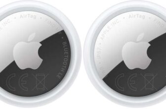(2-Pack) of Apple AirTag (2nd generation): Tracker for Keychains, Wallets and More Location with Audible Signal