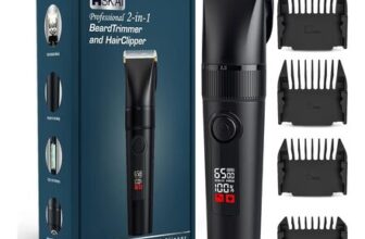 2-in-1 Beard Trimmer and Hair Clipper for Men
