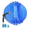 20M Reinforced Garden Hose Pipe with Spray Nozzle & Connectors, Leak-Proof and Kink-Free Design, 30M £9.59