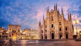 24-30 June, Return flights to Milan Bergamo from East Midlands with Ryanair – hand luggage 40x20x30cm