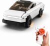 242PCS RC Pickup Truck Building Blocks Set, Remote Control Car Building Kit for Kids 6, STEM Toy Vehicle with Movable Wheels, City Construction Truck Model, Educational Gift for Boys Girls