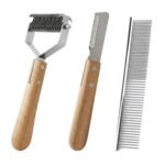 3-Piece Dog Undercoat Rake and Stripping Tools