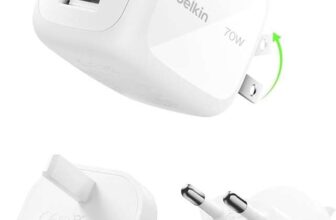 3-Port GaN Wall Charger 70W Travel Adapter Kit – Sold by OMG Bargains