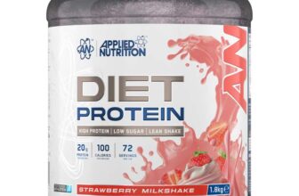3 x Applied Nutrition Diet Whey – High Protein Powder Supplement (1.8kg – 72 Servings) – Strawberry (£88.40 max S&S)