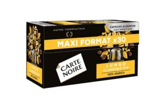 30 Coffee Pods Carte Noire Nespresso Lungo