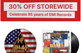 30% Off All Vinyl (Applied at Checkout) – Def Leppard £8.10 / Stereophonics £16.10 / Crowded House £18.10 & More