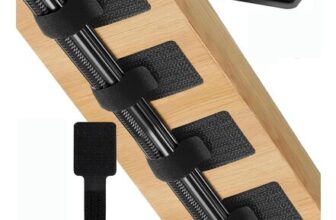 30-Piece Under-Desk Cable Clips, Self-Adhesive