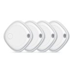 4-Pack Apple Find My Bluetooth Item Tracker, Waterproof