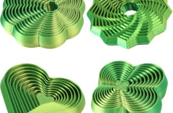 4-Pack Gradient Fractal Sensory Fidget Toys Set, 3D Printed Fidget Toy,nxiety Stress Relief Desk Toys for Adults and Kids, Gifts for Birthday, Easter, Christmas (Style C)