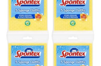 4 Packs Spontex 5 Sponge Cloths (S&S £4.87)
