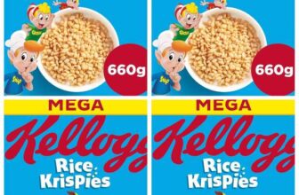 4 x Kelloggs Rice Krispies Breakfast Cereal 660g (£10.78 / £9.29 on S&S)