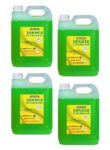 4 x Polygard Summer Screen Wash 5 Litre, Bug Remover, Citrus Scent – by jamjarcarpartsofficial (gsf) (UK Mainland)