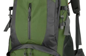 40L Hiking Backpack with Separate Shoe Compartment & Waist Support Multi-Pocket Design, Emergency Whistle Ideal for Camping, Trekking & Travel