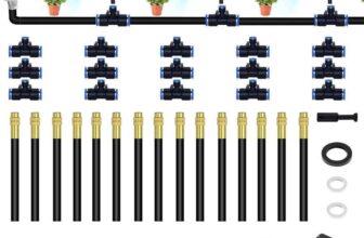 49.21Ft Drip Irrigation Kit Automatic Drip Irrigation System, 360 Bendable. Sold by Mumiuu FBA