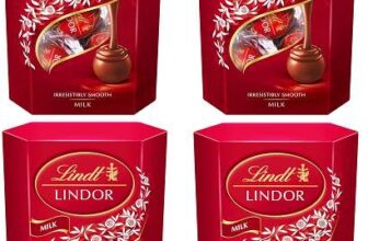 (4×3) Lindt Lindor Milk Chocolate Truffles 137g x 4 (£11.20/£9.60 S&S)