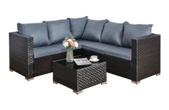 5 Seater Rattan Garden Furniture Set