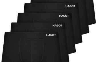 5/6-Pack Mens Boxers Shorts, Mens Stretch Boxers, Soft Boxer for Men, Comfort Mens Underwear, Black