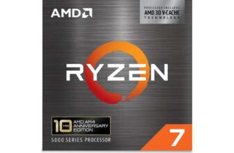 5800X3D 10TH ANNIVERSARY (8 Cores/16 Threads, AM4, 105W TDP, up to 4.5 GHz, no heatsink)
