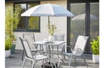 6 Piece Metal Garden Dining Set