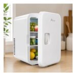 6L Portable Mini Fridge, Cold & Warm Cosmetic Refrigerator with AC/DC Power