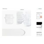 -75% Wide Tiered Glass Vase Not Saved to Favourites