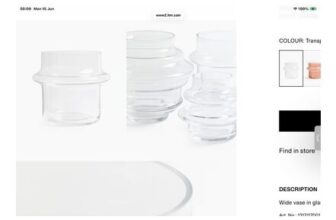 -75% Wide Tiered Glass Vase Not Saved to Favourites