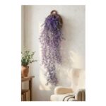 90cm Artificial Purple Hanging Vine Wall Mounted Floral Decor
