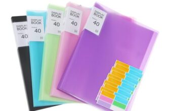 A4 Display Folder with 40 Sleeves and Labels