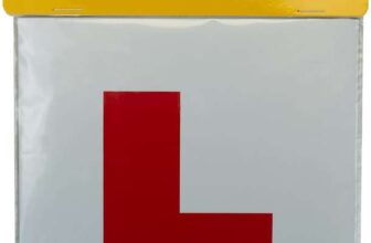 AA Fully Magnetic L Plate, White, Pack of 2 (Prime Exclusive)