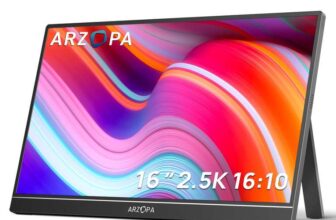 ARZOPA 2.5K Portable Monitor, 16 Inch 2560×1600 – Big Prime Deal – Sold by NanqingLtd / FBA