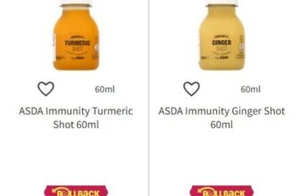 ASDA Immunity Turmeric OR Ginger Shot 60ml
