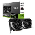 ASUS DUAL RTX5070 OC, PCIe5, 12GB DDR7, HDMI, 3 DP, 2572MHz Clock Graphics Card (Used) – Sold By Amazon Resale