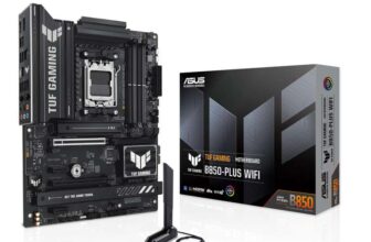 ASUS TUF GAMING B850-PLUS WIFI AMD ATX motherboard, 1421 80A DrMOS power stages – Sold & Shipped by Amazon EU