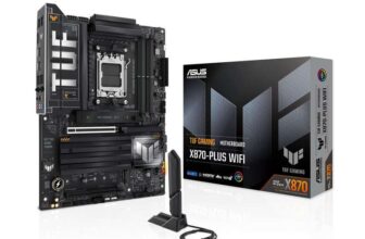 ASUS TUF GAMING X870-PLUS WIFI AMD ATX Motherboard, 1621(80A) Power Stages, DDR5, PCIe 5.0 – Sold & Shipped by Amazon EU