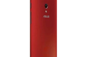 ASUS Zenfone 5 Back Cover / Case A500CG, A501CG, LTE A500KL – Red Colour