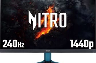 Acer Nitro 27 QHD 240Hz IPS 400Nits Gaming Monitor with FreeSync Premium – Black – W/Code sold by ao (UK Mainland)