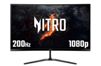 Acer Nitro ED270X0 27 LCD VA HDMI 200Hz HDR10 Black Curved Gaming Monitor – Acer Certified Refurbished – w/code sold by Lizard Tech Shop