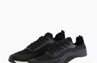 Active Black Knitted Lace-Up Trainers 6 – Free C&C on £10