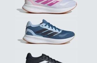 Adidas Runfalcon 5 Womens Running Shoes, 3-6.5 Pink (Black or Black/White £21.45) – Sold/Shipped by Adidas UK
